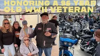 Honoring a Female 96 Year Old WWII Veteran.