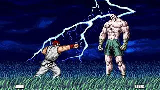 RYU SF1 VS EVIL SAGAT! THE MOST EPIC FIGHT EVER!