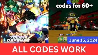 *All CODES WORK* All Star Tower Defense ROBLOX, June 15, 2024