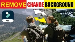 How to Remove and Change background without green screen in Filmora X