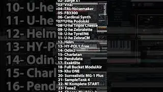 HUGE list of Free VST Synths 2023 - MUST HAVE !!