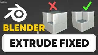 Blender Tutorial : How To Extrude Manifold in Blender | Blender Tips