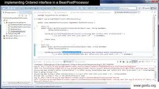 Spring Tutorial 15   Implementing an Ordered interface in a BeanPostProcessor class