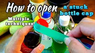 How to open a bottle cap | Multiple techniques - lifehacks