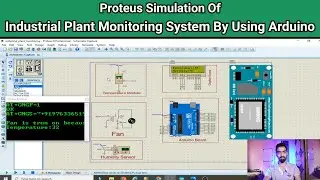 Proteus Simulation of industrial plan monitoring System Using Arduino