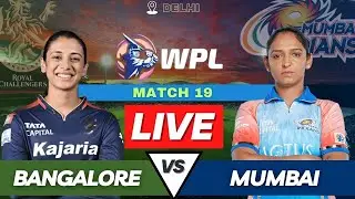 Live RCB vs MI Women | Live WPL 2024 | RCB vs MI Live Scores & Commentary | Bangalore vs Mumbai Live