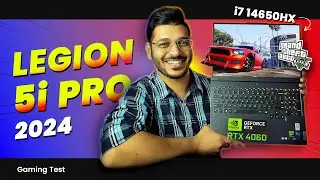 Lenovo Legion Pro 5i 2024 Review: i7 14650HX & RTX 4060 (140W) | Games Tested Full Review in Hindi