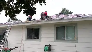 Retired Missoula US Army veteran receives new roof free of charge from Mighty Dog Roofing