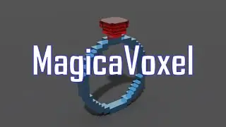 MagicaVoxel - Materials Tutorial -Metal and Glass