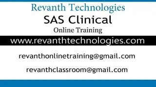 SAS Clinical Online Tutorial,SAS Clinical Online Training,SAS Clinical Online Training for Beginners