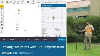 Stakeout Points with the R12i and Trimble Access