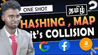 Hashing | Hashtable | Hashmap , DAT | Collisions and it's technique | Tamil |Code Thanish DSA Course