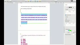 HOW TO ADJUST THE SPACE BETWEEN THE LINE AND THE TEXT IN A PAGES DOCUMENT MAC