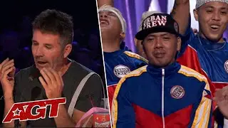 Urban Crew Dancers From The Streets of The Philippines ROCK Americas Got Talent Stage!