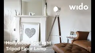 Wido Spotlight Tripod Floor Lamp Product Video (TFLAMPB)