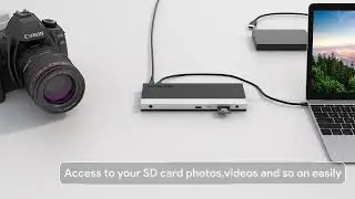 Wavlink UMD01-- USB-C Triple Display 4K Docking Station, One USB Connection for All Devices