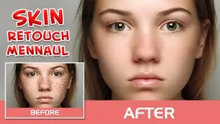 Fastest way to clean your face in photoshop | Remove pimples, blemishes, acne easily // 2024 //