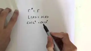 Exercise II (solution): Quantum mechanics - Eiganvalues of any hermitian operator are real numbers.