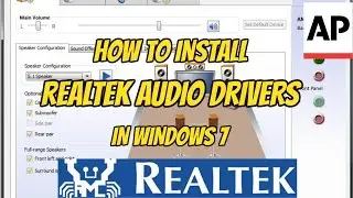 How to install Realtek HD audio drivers in windows 7 | ASHRAF PASHA |