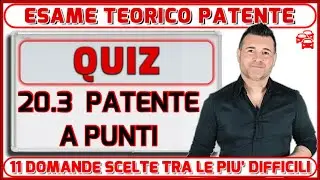 QUIZ PER ARGOMENTO: 11 DOMANDE SULLA PATENTE A PUNTI. A QUANTE RISPONDERAI CORRETTAMENTE?