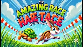 The Amazing Race of the Hare and the Tortoise | Cuteni Song For Kids - Storytelling #storytelling