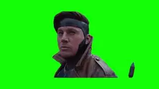 Gambit in the void (Deadpool & Wolverine) green screen