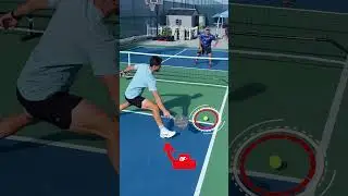 Dominate Your Opponents with This Aggressive Pickleball Play! #pickleball #shorts