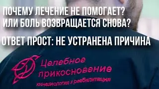 Почему после лечения боль возвращается? Или не проходит совсем? | Целебное Прикосновение