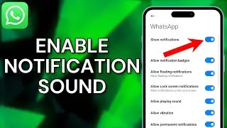 How To ENABLE Notification Sound On WhatsApp - Full Guide