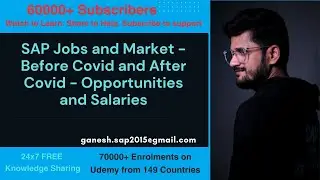 SAP Jobs and Market - Before Covid and After Covid - Opportunities and Salaries