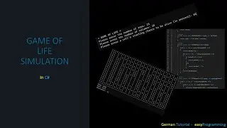 I Made Conway's Game of Life in C#