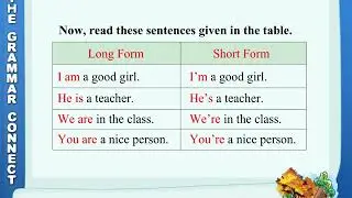 Short Forms | Long Form | Short forms and Long forms | Grammar for Class 2