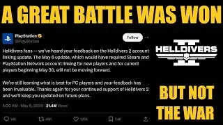 THE WAR IS NOT OVER! - Lessons to be learned from the Sony PSN Conflict - Helldivers 2 News