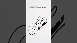 letter H signatures