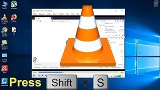 Shortcut Key To Take Multiple Snapshots From Video In VLC Media Player