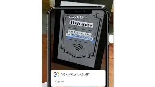 Scan Text with Google Lens