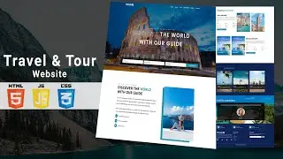 Responsive Travel Website Using HTML CSS JavaScript