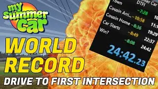 I got another My Summer Car Speedrun World Record! (OLD)