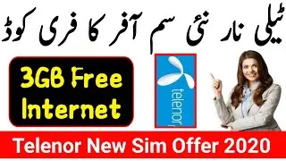 Telenor New Sim Offer 2021 | Telenor Free internet code 2021 | Telenor Band Sim Offer