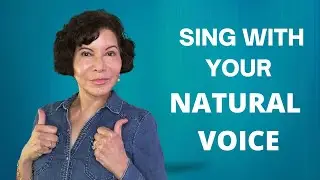 How to Sing with Your NATURAL VOICE in 43 seconds!  #shorts #singinglessons #voiceteacher #howtosing