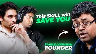 Stable Diffusion Founder's Advice for Indian College Students, Jobs, 2025 AI Predictions & more!