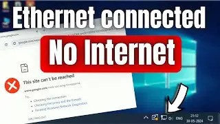 How to Fix Ethernet Connected But No Internet Access