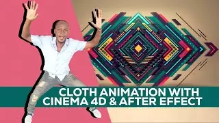 how to create a cloth animation with Cinema 4D & After Effect. part 1