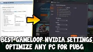 FIX GAMELOOP LAG NVIDIA Control Panel OPTIMIZE Emulator | Get Max FPS & Gameloop 7.1 | AIO | LAG FIX