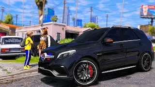 ОПЕРСКАЯ ЕЗДА В GTA 5 - ЧЕЧЕНСКИЙ MERCEDES GLE63! ПОДАРИЛ ДЕВУШКЕ ОПЕРСКУЮ LADA GRANTA! 🌊ВОТЕР