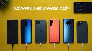 OnePlus 7T vs iPhone 11 Pro vs iPhone 11 Pro Max vs Note 10+ vs P30 Pro Charge Test!