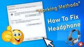 How to Fix Headphone/Microphone not working on Windows 10,7,8,8.1 *Working Method* 😎✅