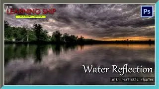 Photoshop Tutorial | Water Reflections with Realistic Ripples Tutorial