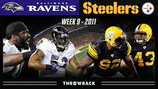 ELITE Rivalry Matchup to Decide 1st Place! (Ravens vs. Steelers 2011, Week 9)