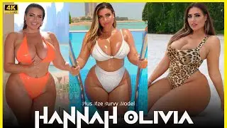 Hannah Olivia:Rising Plus-Size Model, Influencer, and Body Positivity Icon @beautymodelshowofficial